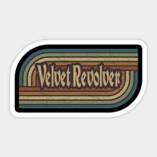 Velvet Revolver Vintage Stripes Sticker